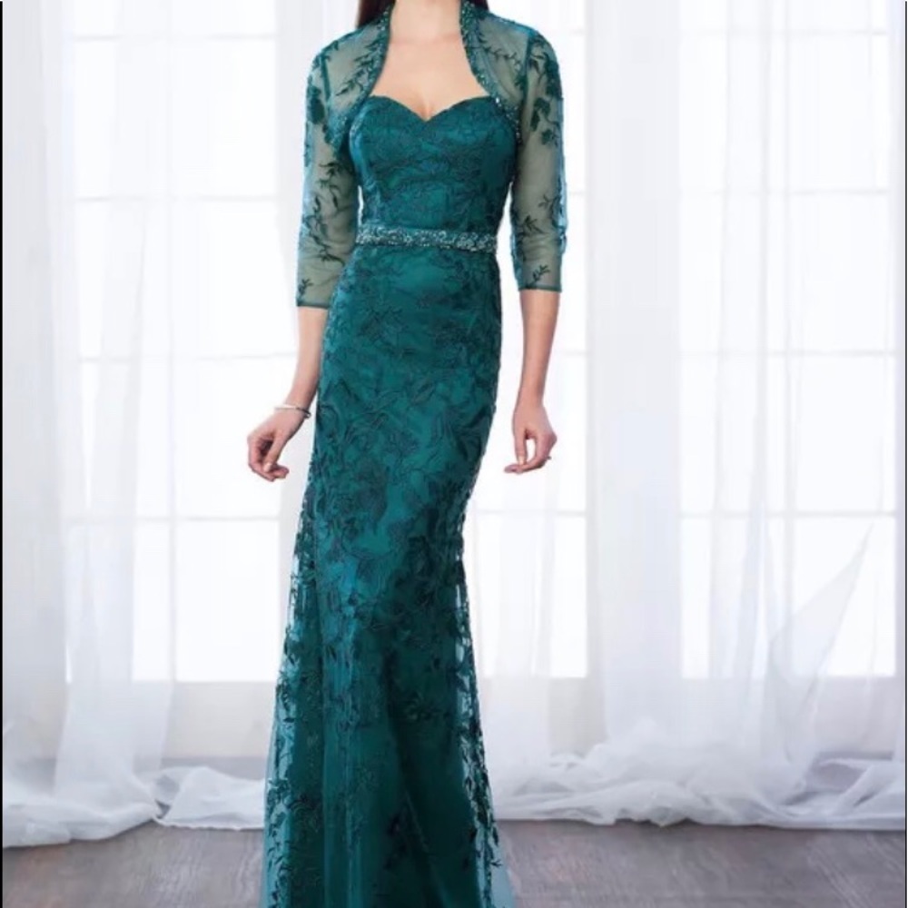 Emerald Green Gown